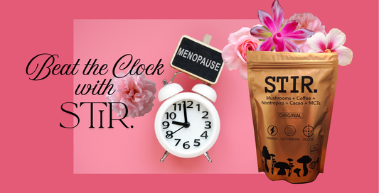☕💃 Hot Flashes, Cool Brews: How STIR. Mushroom Coffee Can Be Your Menopause BFF 🍄✨